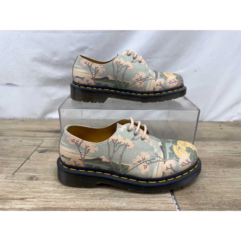 Dr. Martens 1461 Hokusai Fuji from Gotenyama Landscape Print Oxfords Shoes
